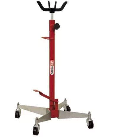 Kstools – Vérin de fosse hydraulique 1000 kg – Soupape de sécurité – Pompe à pédale pour levée rapide – Tige chromée – Garantie à vie