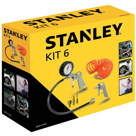 Kt 6 Stück Stanley Druckluftwerkzeuge für Luftkompressor