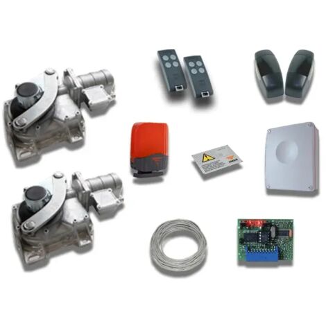 KT-HLXCORE24T - Kit completo con motori interrati per cancelli a battente