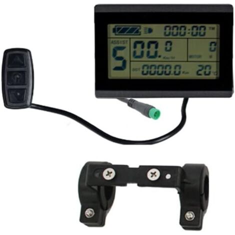 KT-LCD3U Tachimetro con display LCD per bicicletta elettrica con presa USB 24/36/48 V Cavo impermeabile