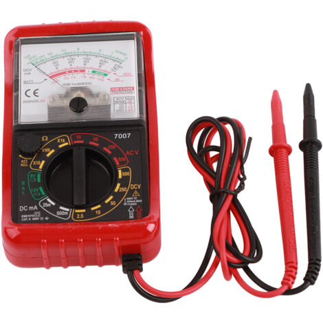 KT7007 Tragbares analoges Multimeter - Manuelles elektrisches Prüfgerät