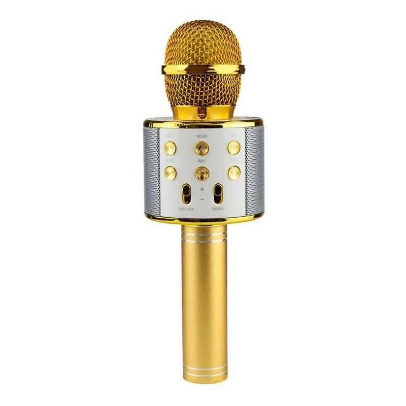 Image of Ktv - Microfono Karaoke Wireless - Oro