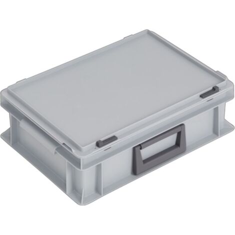 Ku.-case L400xW300xH133mm PP 1 manija cierre deslizante gris 10l