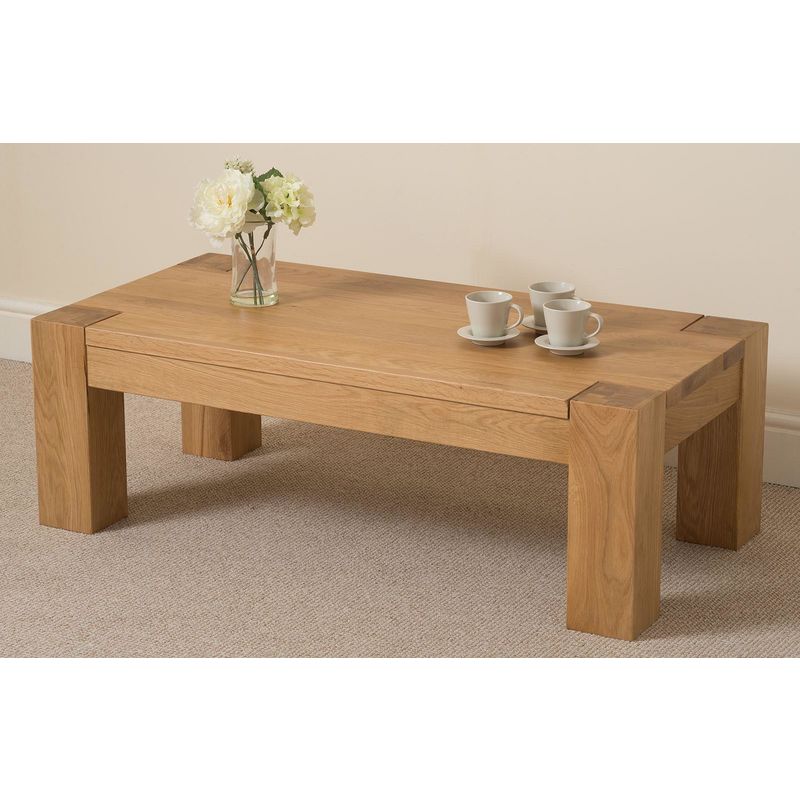 Modern Furniture Direct - Kuba Solid Oak Large Coffee Table
