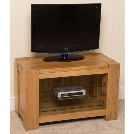 Kuba Solid Oak TV Unit with Storage
