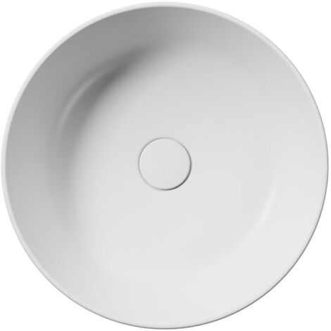 KUBE Lave-vaisselle en céramique, dia 45cm, blanc mat