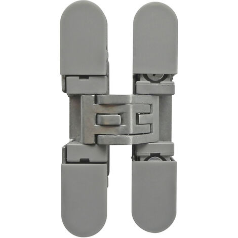 Kubikina K6100 HD Einlass-Scharnier, 72x14 mm, ÖW 180°, Zamak chrom matt