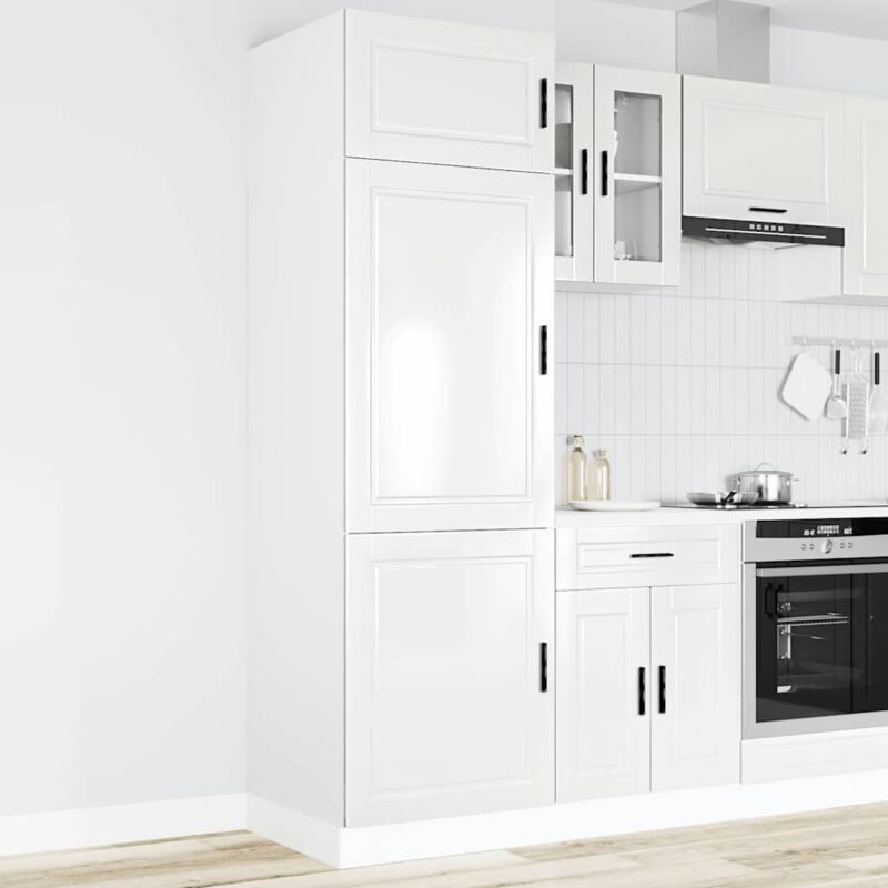 Vidaxl - Küchenschrank Porto Hochglanz-weiß Holzwerkstoff