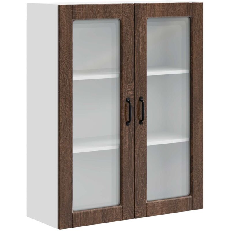 Küchenschrank Braun Eichen-optik 80 X 31 X 100 Cm Holzwerkstoff Vidaxl