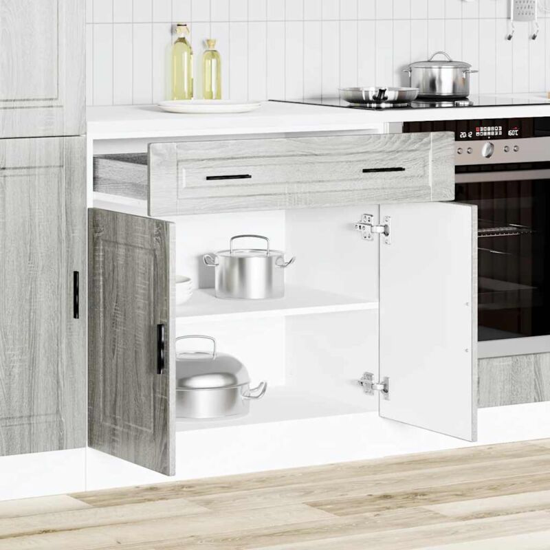 Küchenunterschrank Porto Grau Sonoma Holzwerkstoff - Vidaxl