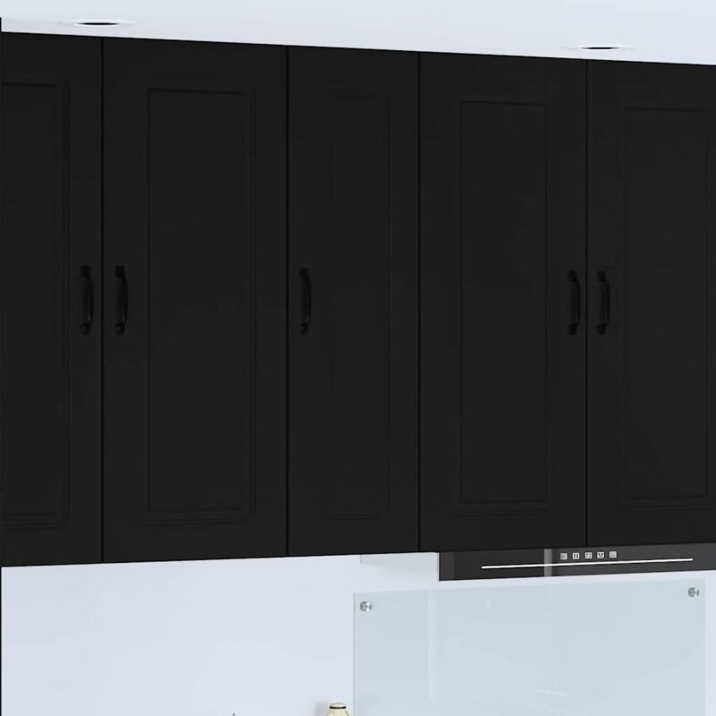 Küchenschrank Kalmar Schwarz 30 X 31 X 100 Cm Holzwerkstoff Vidaxl