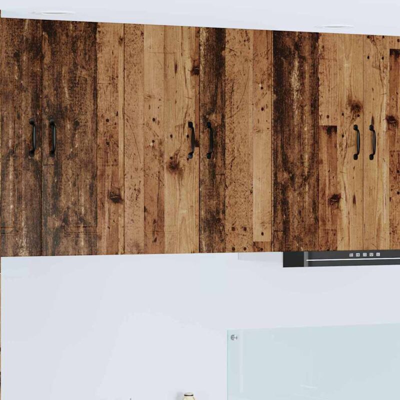 Küchenschrank Mit Speicher Kalmar 2 Pcs Altholz 30 X 31 X 80 Cm Vidaxl