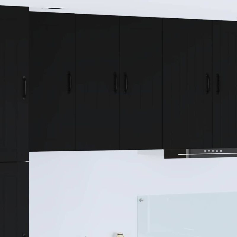 Küchenschrank Schwarz 60 X 31 X 80 Cm Holzwerkstoff Vidaxl