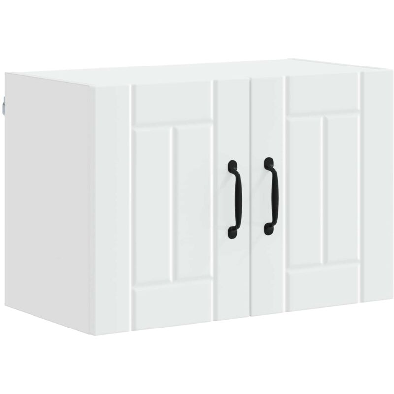 Küchenwandschrank Mit Tür Weiß 60 X 31 X 40 Cm Holzwerkstoff Vidaxl