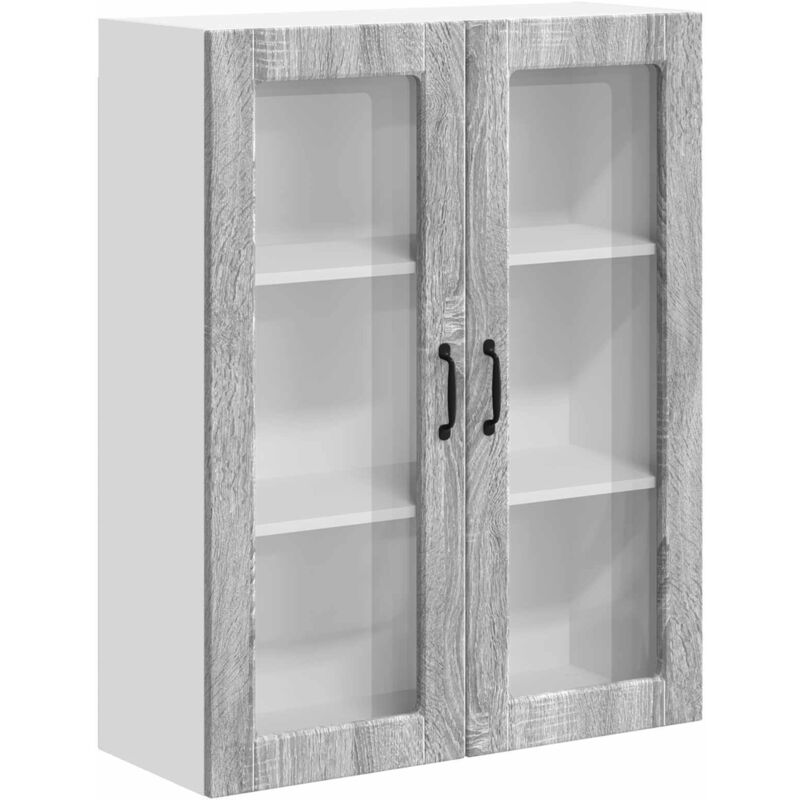 Küchenwandschrank Graues Sonoma 80 X 31 X 100 Cm Holzwerkstoff Vidaxl