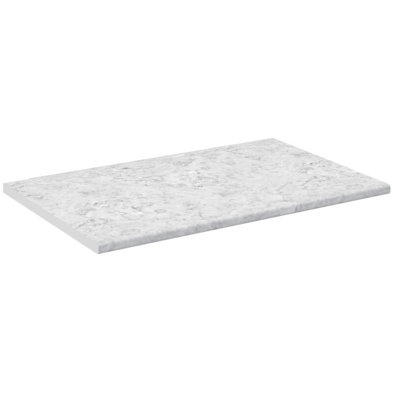 Vicco - Küchenarbeitsplatte R-line, Marmor Weiß, 97 Cm