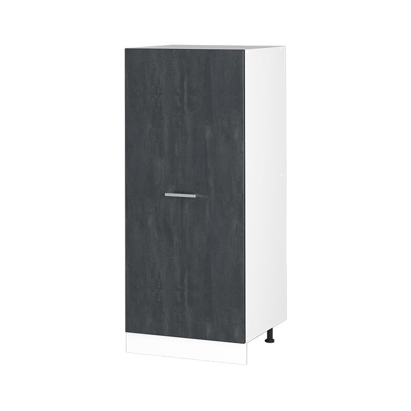 Vicco - Vorratsschrank R-line, Schwarz Beton, 60 Cm