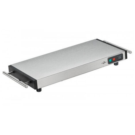 Kuchenprofi 1100W Chauffe Plat Gris Acier Inoxydable