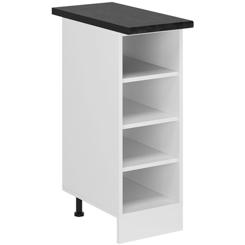 Vicco - Küchenregal R-line, Weiß, 30 Cm , Ap Anthrazit