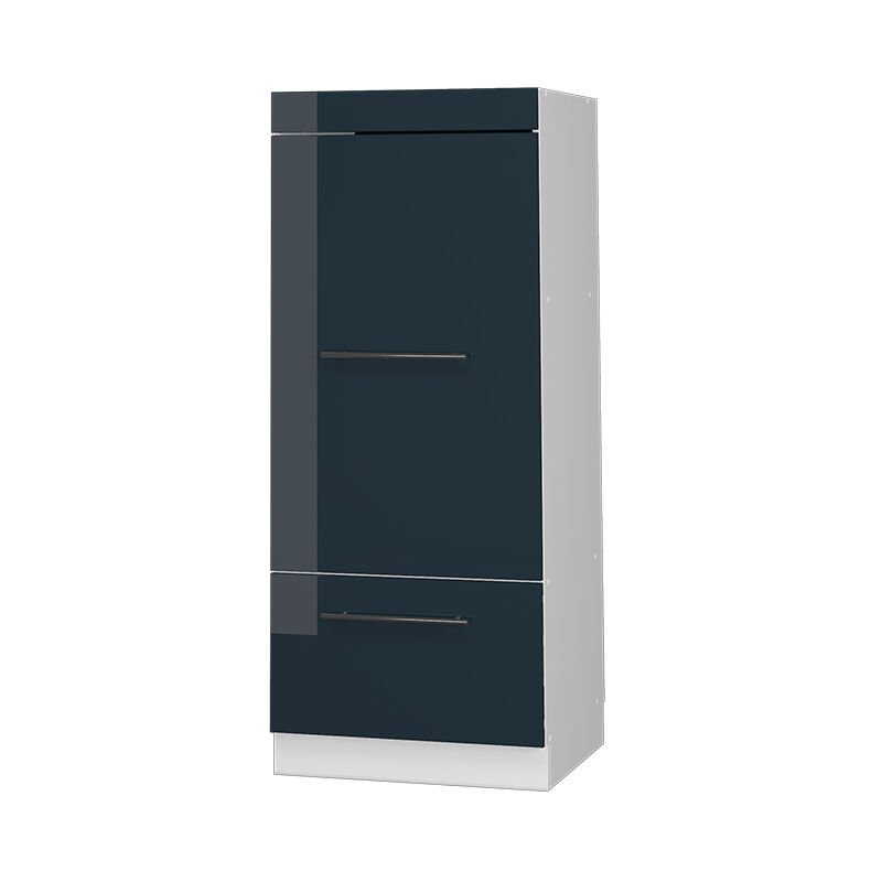 Vicco - Küchenschränke Fame-line, Dunkelblau Hochglanz, 60 Cm