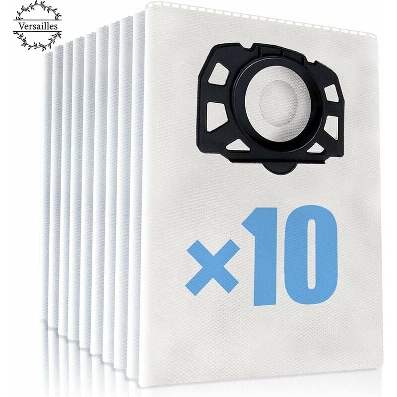 10 Stück Kärcher Staubsaugerbeutel WD4 WD5 WD6 WD4 Premium WD5 Premium Bag Kärcher MV4, MV5 und MV6 Staubfilterbeutel – Kueatily | 05768581192594