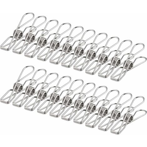 4,3 cm in Acciaio Inox per Appendere Coperte 30 Pezzi ExeQianming Asciugamani Antivento Mini mollette per Vestiti Vestiti 