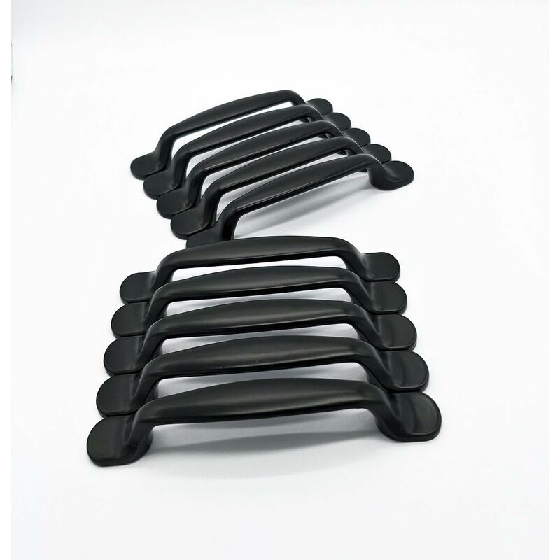 2 x Cuisine Armoire Porte Poignées Placard Tiroir Chambre Meubles Tirer Entraxe 128MM, Aluminium-Fei Yu