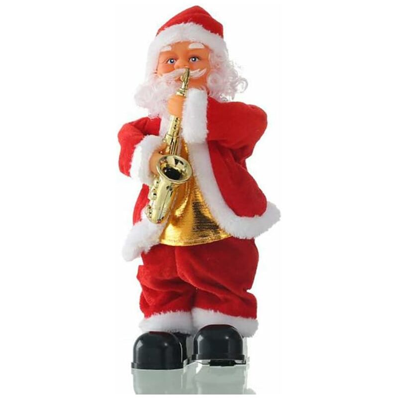 Babbo Natale Che Canta E Balla Al Sassofono, Decorazioni Natalizie Kueatily KUEATILY US Babbo Natale Che Canta E Balla Al Sassofono, Decorazioni Natalizie Kueatily KUEATILY US
