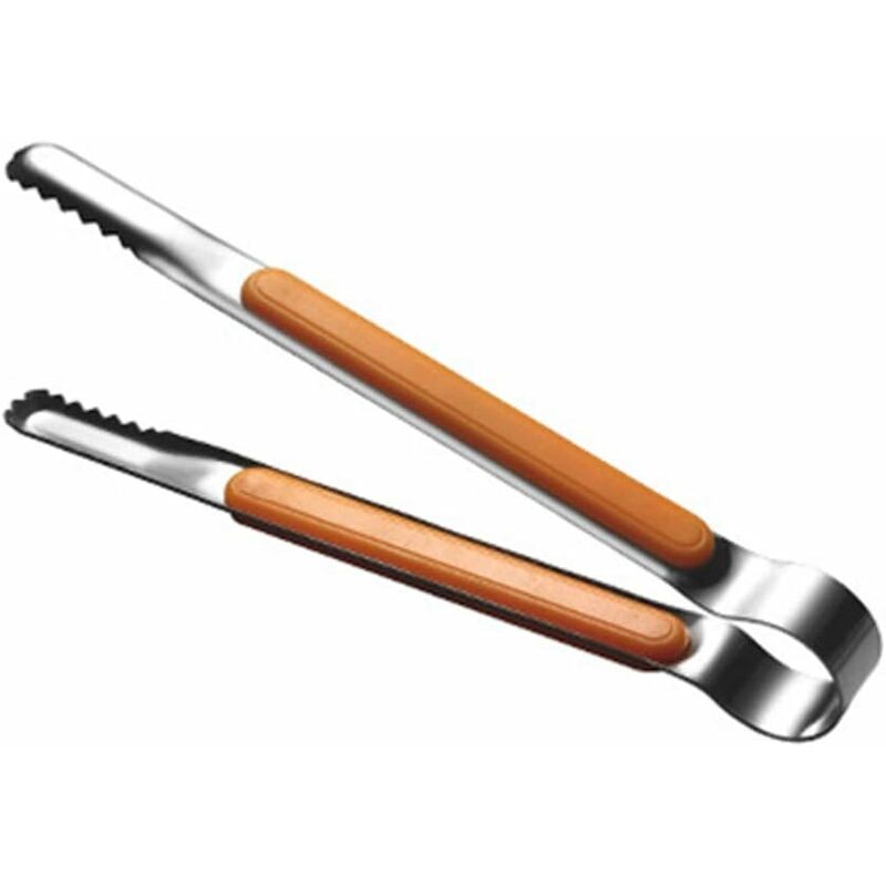 Barbecue clip Accessoires de cuisine salade en acier inoxydable BBQ Toast Clamp Tong Barbecue clip (jaune) - Kueatily