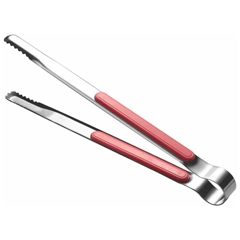 Barbecue clip Accessoires de cuisine salade en acier inoxydable BBQ Toast Clamp Tong Barbecue clip (rose) - Kueatily