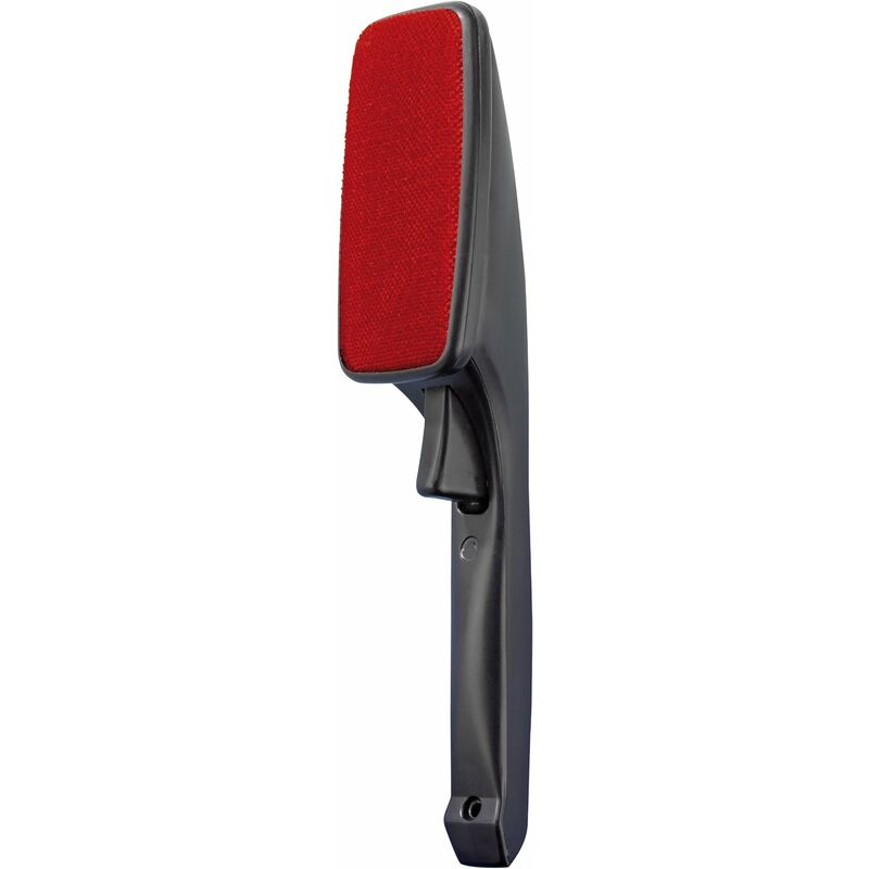 Brosse à habits Twist - poignée ergonomique pour droitier et gaucher, Polypropylène, 7 x 26 x 6 cm, Noir - Kueatily
