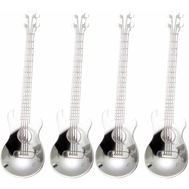 Cucchiaini per chitarra, set di 4 cucchiaini per