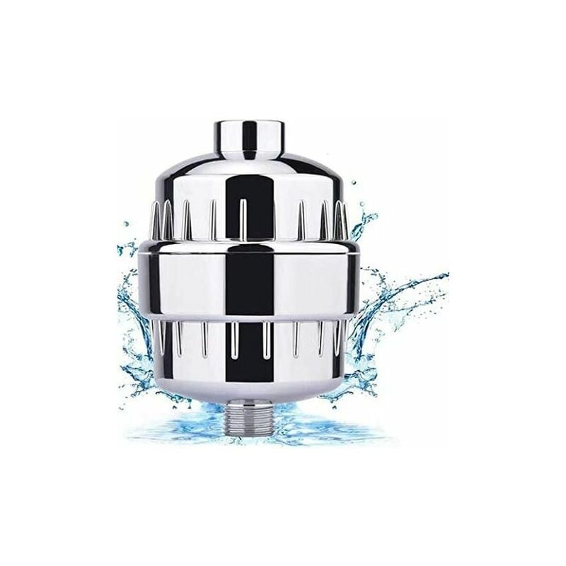Kueatily - Filtre Douche, Filtre Douche Anti Calcaire - Filtre la Chloramine, le Fluorure et Métaux Lourds, Filtre de Douche avec Cartouches