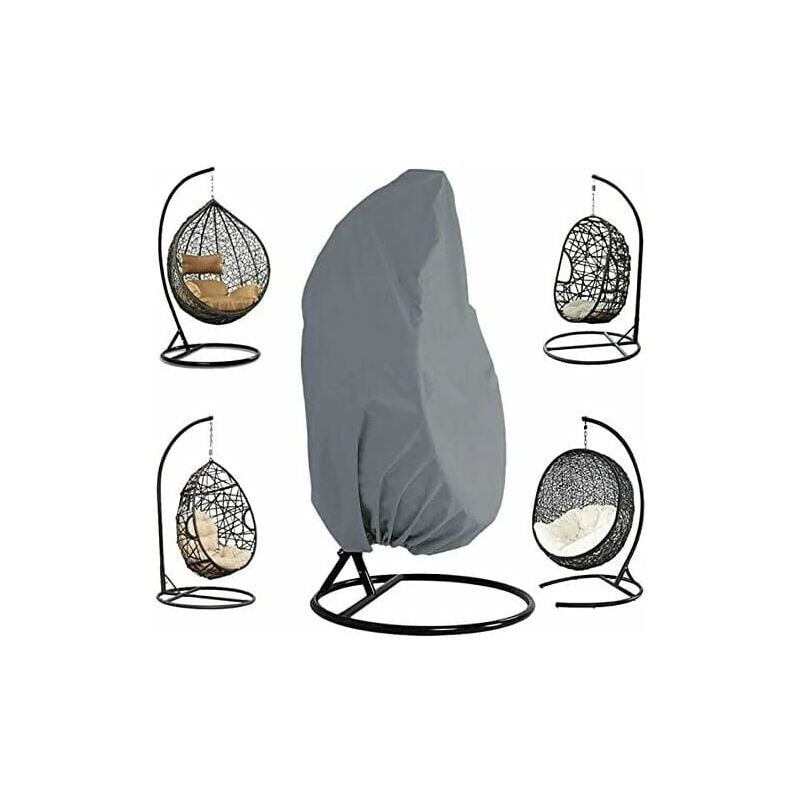 Kueatily - Ulisem Housse de Chaise Suspendue Jardin Rotin Osier Chaise Suspendue Housse Imperméable Oeuf Housse Chaise Résistant à l'Eau et à la