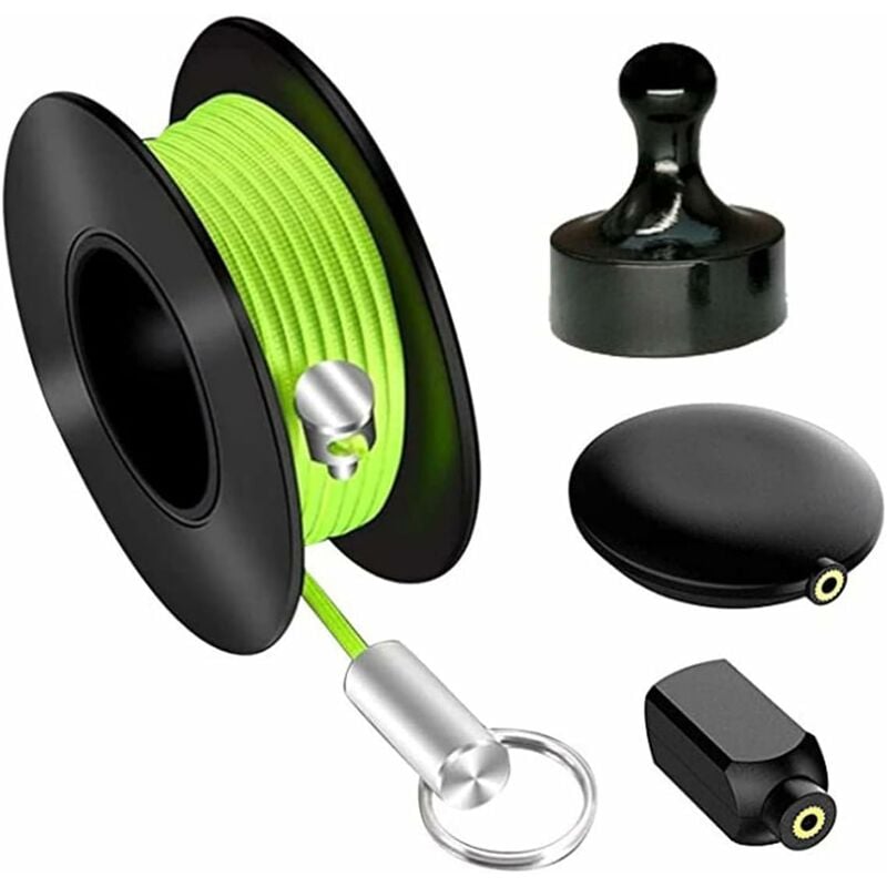 Kueatily - Kit de filetage de cable d'électricien, support de tuyau d'électricien, outil de cable pour l'entretien de