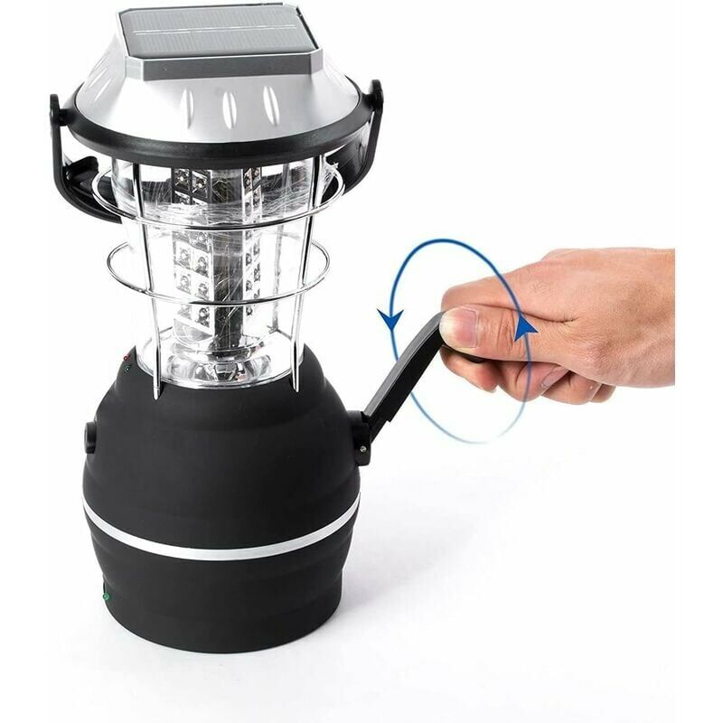 Kueatily Lanterna solare, luce da campeggio a LED