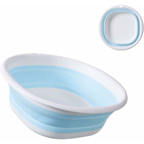 kueatily Lavabo multifonctionnel pliable (bleu, S)