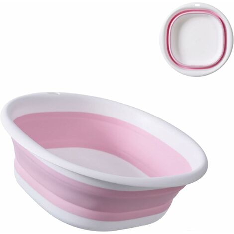 kueatily Lavabo multifonctionnel pliable (rose, S)