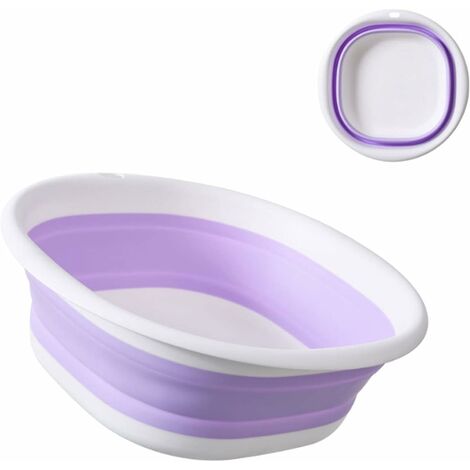 kueatily Lavabo polyvalent pliable (violet, M)