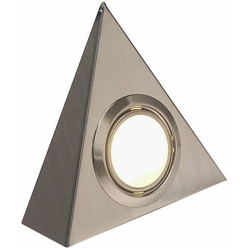 Lot de 1 pièce LED triangulaires pour meuble de cuisine Blanc chaud-Fei Yu
