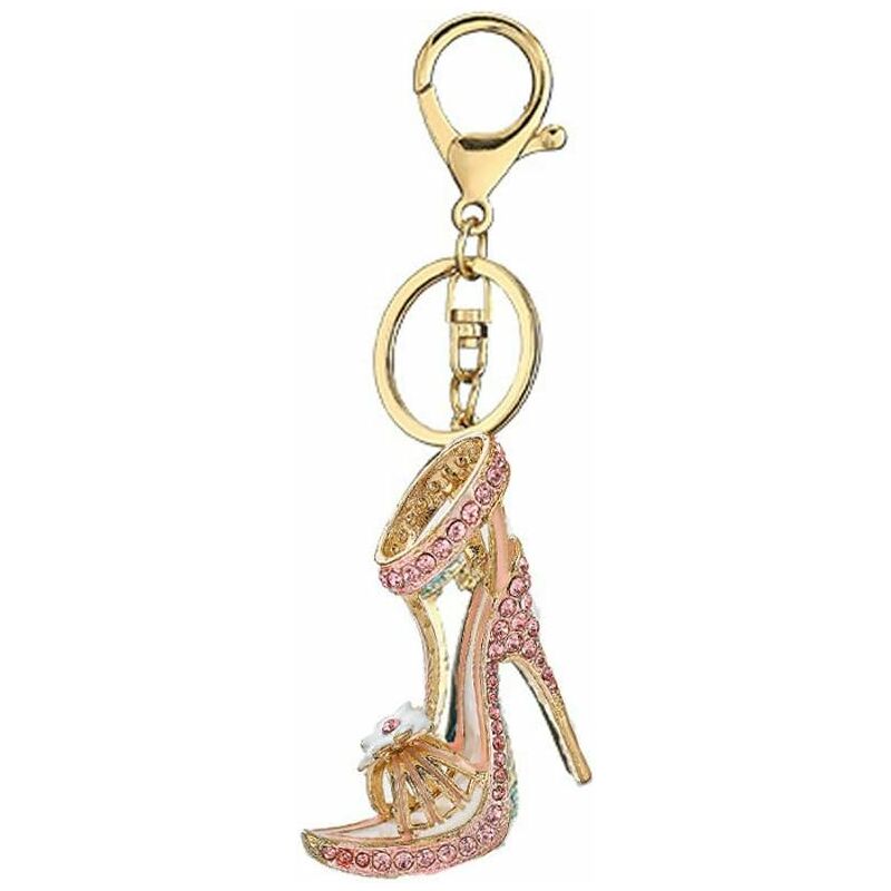 Portachiavi con tacco alto con strass - Kueatily