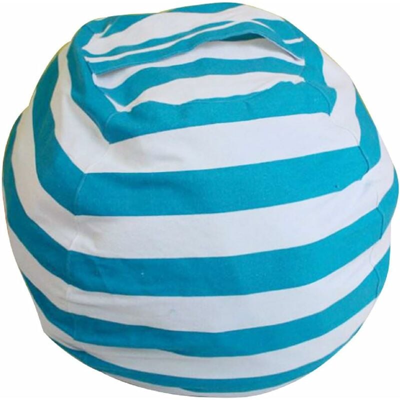 Pouf en toile (bleu)-Fei Yu