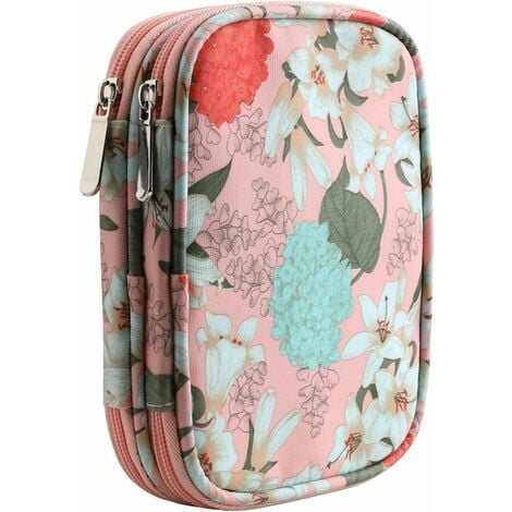 kueatily Sac de rangement portable au crochet (rose)