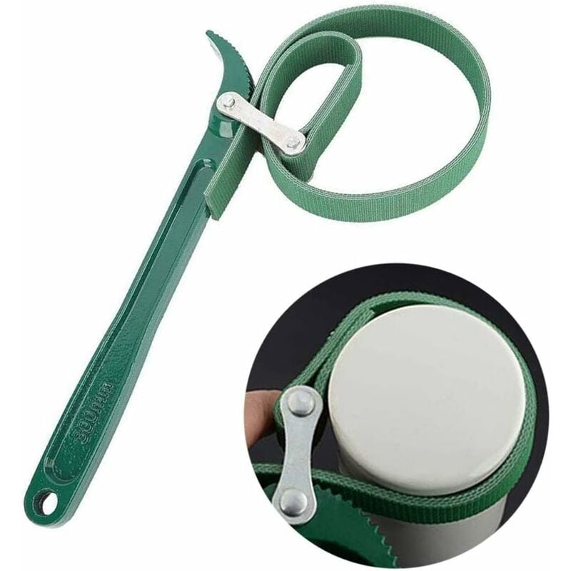 Kueatily - Sangle de Clé pour Courroie de Filtre à Huile Clé à Sangle pour Filtre à Huile pour Réparation Automatique de Couvercles de Bocaux,