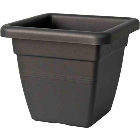 Kübel KREA quadratisch 45 cm anthrazit
