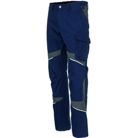 Kübler Damenhose ACTIVIQ cotton+ 2550 dunkelblau/anthrazit Gr. 48