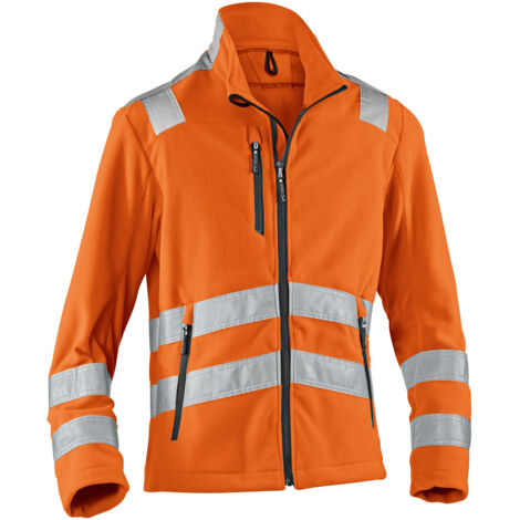 Kübler Fleecejacke REFLECTIQ PSA 2 warnorange Gr. S