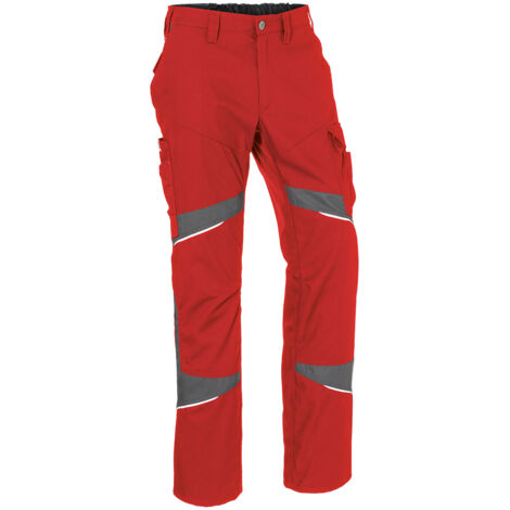 Kübler Hose ACTIVIQ cotton+ mittelrot/anthrazit Gr. 28