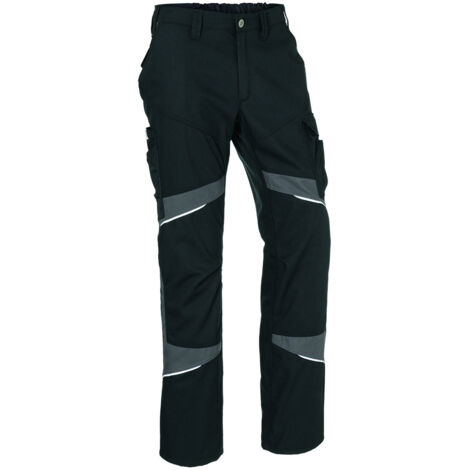 Kübler Hose ACTIVIQ cotton+ schwarz/anthrazit Gr. 30