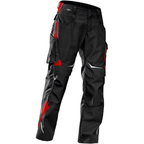 Kübler Hose PULSSCHLAG HIGH 2324 schwarz/mittelrot Gr. 64
